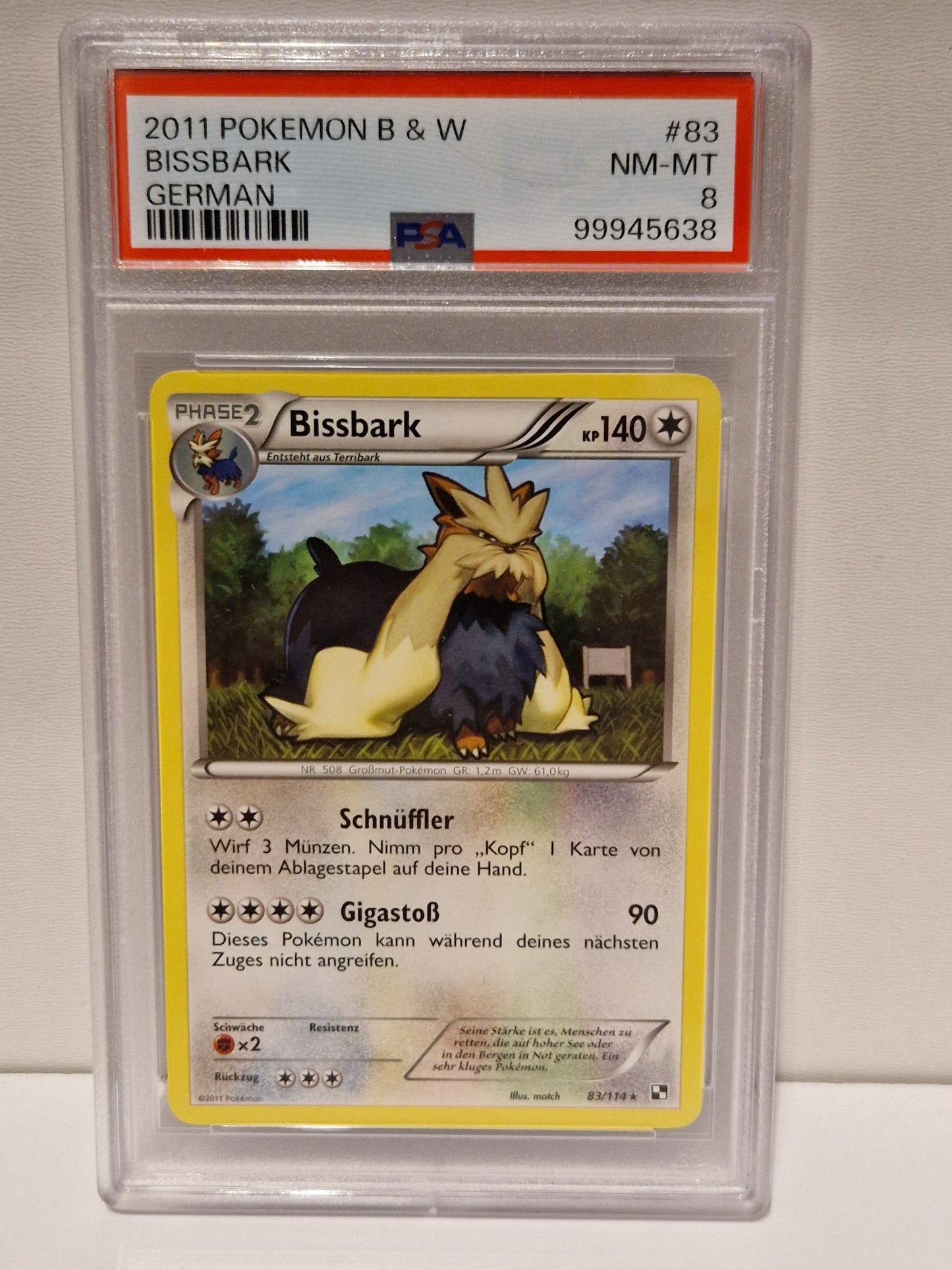 2011 - Bissbark - PSA 8