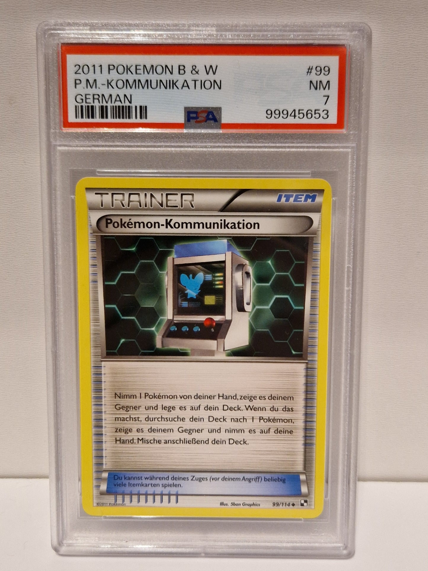 2011 - Pokemon Kommunikation - PSA 7