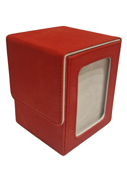 Sichtfenster - Deckbox (Rot/Weiß)