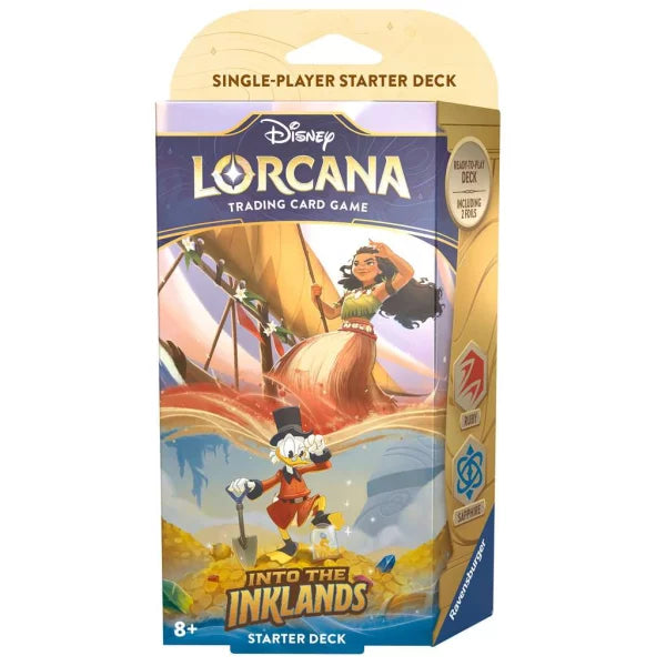 Disney Lorcana: Into the Inklands - (Ruby, Sapphire) Deck - Ohne Booster (EN)